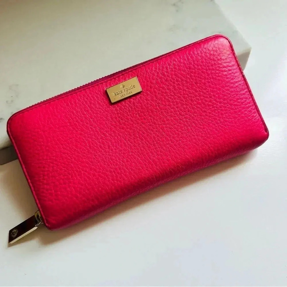 Kate Spade Pebbled Leather Large Wallet - Picture 1 of 11